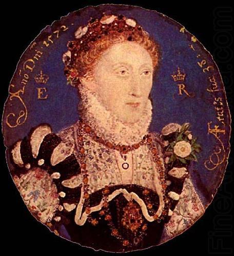 Miniature of Elizabeth I, Nicholas Hilliard